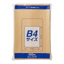 マルアイ 封筒 B4 角形1号 角1 茶封筒 クラフト封筒 100枚 PK-Z118
