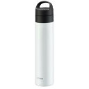炭酸対応タイガー魔法瓶 水筒 600ml 真空断熱炭酸ボトル ステンレスボトル ビールOK 保温保冷 持ち運び コンパクト ホワイト MKB-T601WJ
