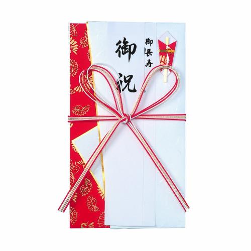 マルアイ 祝儀袋 お祝 長寿祝い 結婚記念日祝い 花結び 赤白 1枚 キ-595R マルアイ 祝儀袋 お祝 長寿祝い 結婚記念日祝い 花結び 赤白 1枚 キ-595R