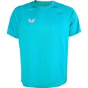バタフライ(Butterfly) 卓球 半袖Tシャツ ウィンロゴ・TシャツII 男女兼用 ターコイズブルー(123) XO 46420