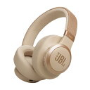JBL LIVE 770 NC スタイル/デザイン/ハイブリッドノイズキャンセリング/Bluetooth対応/マルチポイント/オーバーイヤーヘッドホン/サンドストーン/JBLLIVE770NCSAT