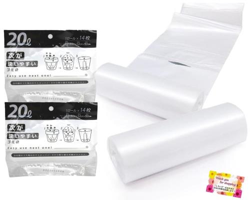 ゴミ箱の中でミシン目でつながった袋がスタンバイ だから取り替え作業がラクラク! 次が使いやすいゴミ袋 手間なし「ロールタイプ」 底抜けしにくい「丸底タイプ」 20L 14枚入 (3) ゴミ箱の中でミシン目でつながった袋がスタンバイ だから取り替え作業がラクラク! 次が使いやすいゴミ袋 手間なし「ロールタイプ」 底抜けしにくい「丸底タイプ」 20L 14枚入 (3)