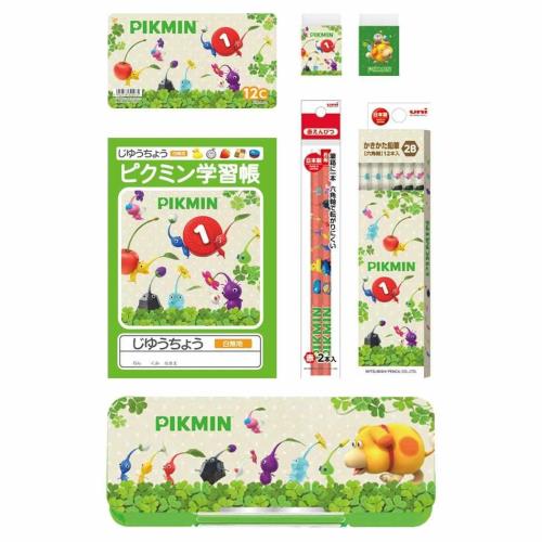 ピクミン[文房具セット]文具6点セット 三菱鉛筆 新学期準備文具 キャラクター グッズ 通販