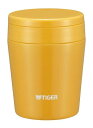 タイガー 魔法瓶 真空 断熱 スープ ジャー 300ml 保温 弁当箱 広口 まる底 サフランイエロー MCL-B030-YS Tiger