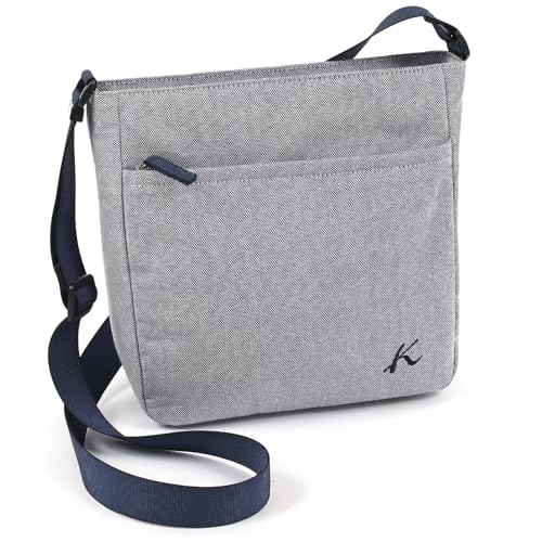 [キタムラ] シャンブレー生地 斜め掛けショルダーバッグ R-0781 レディース ダークブルー [紺] 10101