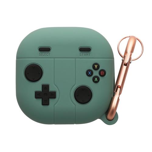 楽天Fleumekwmobile 保護ケース Samsung Galaxy Buds FE対応 ケース - 耐衝撃 シリコン ケースカバー ゲーム機デザイン