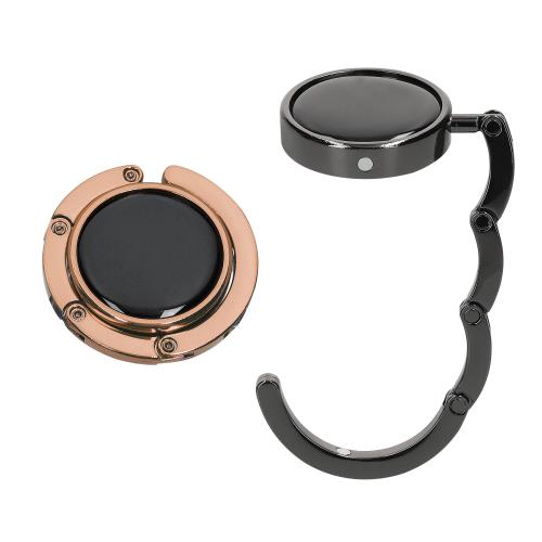 kwmobile 2x バッグハンガー 折り畳み かばん掛け - バッグホルダー フック デスク テーブル カバン置..