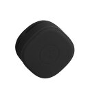 kwmobile シリコン製 クリップ Apple AirTag対応 - タグケース ホルダー 耐衝撃 保護 忘れ物防止 黒色(2)