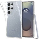 Spigen Galaxy S25 Ultra ケース キラキラ ラメ入り 薄型 軽量 米軍MIL規格取得 傷防止 レンズ保護 リキッド・クリスタル グリッター ACS08950 (クリスタル・クオーツ)