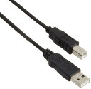エレコム USBケーブル B USB2.0 (USB A オス to USB B オス) RoHS指令準拠 1.5m ブラック USB2-ECO15