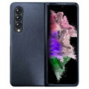 エレコム Galaxy Z Fold3 5G レザーケース オープン ネイビー PM-G216PLONV