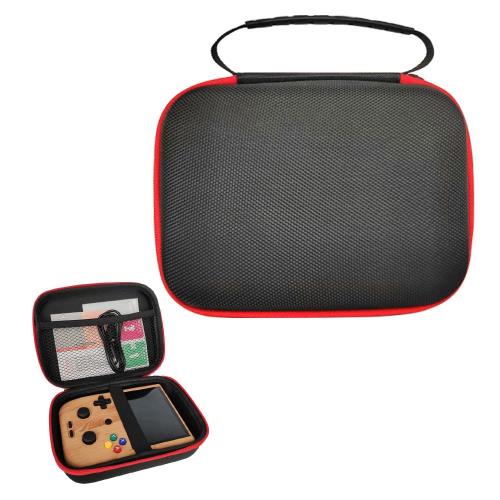 For Anbernic RG40xxv/406v/405v ケース 保護カバー 収納バッグ [HVUYAL] RG40xxv/406v/405v 保護収納ケース 撥水性 全面保護 軽量 汚れ・衝撃に強い キャリングケース RG40xxv/406v/405v ガジェット保管に適用 持ち運び便利(ブラック)