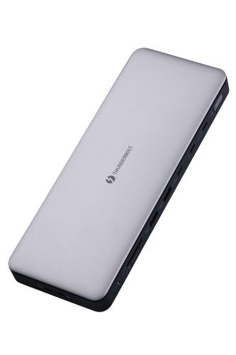 エレコム ドッキングステーション 14in1 4画面同時出力（3画面拡張） Thunderbolt4対応 PD96W HDMI 8K/30Hz USB-Cポート PD30W 高速データ転送 シルバー DST-W13