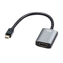 サンワサプライ ミニDisplayPort-HDMI 変換アダプタ HDR対応 15 AD-MDPHDR01(2)