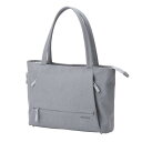 エレコム off toco トートバッグ Mサイズ ショルダーバッグ 撥水 抗菌 グレー BM-OFTBM01GY
