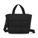 小さめ トートバッグ レディース, VASCHY 軽量 手提げバッグ ファスナーポケット付き ショルダーバッグ 無地 2Way 通勤 通学 お出かけ スポーツ ブラック
