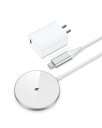 熱くならないNANAMI マグネット式 ワイヤレス充電器 (20W出力のUSB-Cアダプター付属) - 最大15W出力 超強力 N52磁石採用 超薄型 MagSafe対応 置くだけ充電器 iPhone 16/15/14/13/12 全シリーズ AirPods 4/3/Pro(第二世代) くっつく マグセーフ充電器 スマホケース対応 新生活
