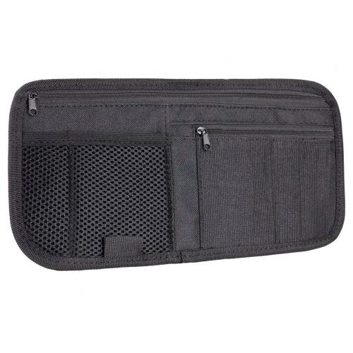 QBeau 車用 サンバイザーポケット 収納 カード入れ フルサイズ