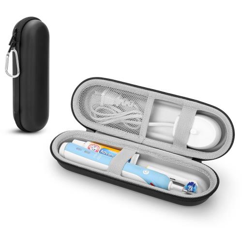 Yinke 電動歯ブラシケース ブラウン Oral B オーラルBに対応 PRO1000 PRO2000 PRO3000 PRO4000適用 フィリップス ソニッケアー/パナソニックに対応 保護収納用 ポータブル 携帯便利(暗い色)