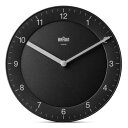 正規輸入品BRAUN/ブラウン Wall Clock Black BC06B