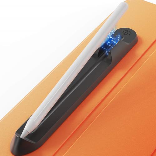 AhaStyle 貼り付け式 iPencil ホルダー [磁石付き] Apple Pencil 収納ケース シリコン製 Apple Pencil (USB-C)Apple Pencil (第1/第2世代)Apple Pencil Pro適用 (ブラック)