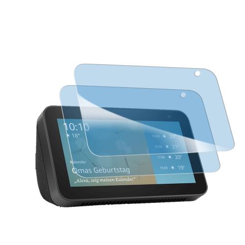 ブルーライトカット 93% 2枚入りEcho Show 5 用のガラスフィルム 目の疲れ軽減 液晶保護 フィルム エコーショー 5 第1世代 2019 用の保護シート 保護ガラス 硬度9H/貼り付け簡単/超薄飛散防止/気泡防止/指紋防止/高感度タッチ