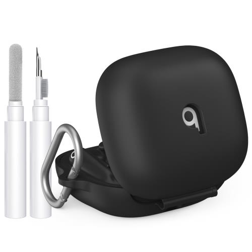 AhaStyle シリコーン ケース ビート Powerbeats Pro 2 (2025) クリーニング キット ＆ カラビナ [トッ..