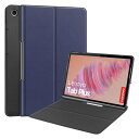 For Lenovo Tab Plus ケース スタンド 機能 角度調整 上質PUレザー キズ防止 軽量 タブレット カバー 全面保護 タブレット用アクセサリー Mosasa Lenovo Tab Plus 専用 スマートカバー (ブルー)