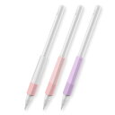 AHASTYLE Apple Pencil用グリップ 疲れ軽減 滑り防止 柔らかな握り心地 Apple Pencil ProApple Pencil(USB-C)とApple Pencil(第二世代)対応 三つセット(2)