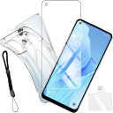 houge ケース + 1枚 ガラスフィルム OPPO Reno9 A/OPPO Reno7 A 用の ケース クリア バンパー カバー スマホケース + ガラス フィルム OPG04 A201OP CPH2353 用の 強