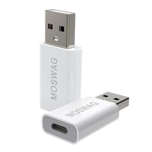 MOSWAG USB-USB Cアダプタ Type C (メス)からUSB (オス) 変換アダプタiPhone 15 14 13 12 Mini Pro Max,iPad,Galaxy Note,Pixel,CarPlay,壁プラグ用(ホワイト-2個パック) MOSWAG USB-USB Cアダプタ Type C (メス)からUSB (オス) 変換アダプタiPhone 15 14 13 12 Mini Pro Max,iPad,Galaxy Note,Pixel,CarPlay,壁プラグ用(ホワイト-2個パック)