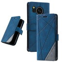 UnivoColors SHARP AQUOS Sense8(SH-54D/SHG11)手帳型ケース 対応 ギャラクシー 財布型カバー カード収納 ストラップ付き スタンド機能 マグネット開閉 軽量TPU 横置き機能 スマホケース 防指紋 レンズ保護 落下防止 全面保護(ブルー)(2)