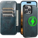 JCGOOD iPhone 15 ケース 手帳型 MagSafe対応 いphone15 ケース マグセーフ ワイヤレス充電対応 カード収納 アイフォン15 カバ...