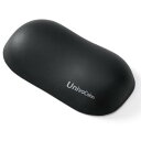 UnivoColors 人間工学に基づいたメモリフォームマウス用リストレスト プレミアムPU素材 低反発クッション 手首サポート PCゲームオフィスワークに最適 疲労低減 体圧分散性能 手首痛み緩和 底面に滑り止め(ブラック,wr)