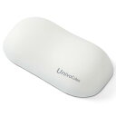 UnivoColors 人間工学に基づいたメモリフォームマウス用リストレスト プレミアムPU素材 低反発クッション 手首サポート PCゲームオフィスワークに最適 疲労低減 体圧分散性能 手首痛み緩和 底面に滑り止め(ホワイト,wr)(2)