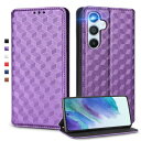 UnivoColors Galaxy A54 5G(SC-53D/SCG21) 手帳型ケース 高級合皮 カード収納 マグネット開閉 スタンド機能 ストラップホール付き TPUソフトバンパー 全面保護 カメラ保護 衝撃吸収 ビジネス おしゃれ カバー(ムラサキ)