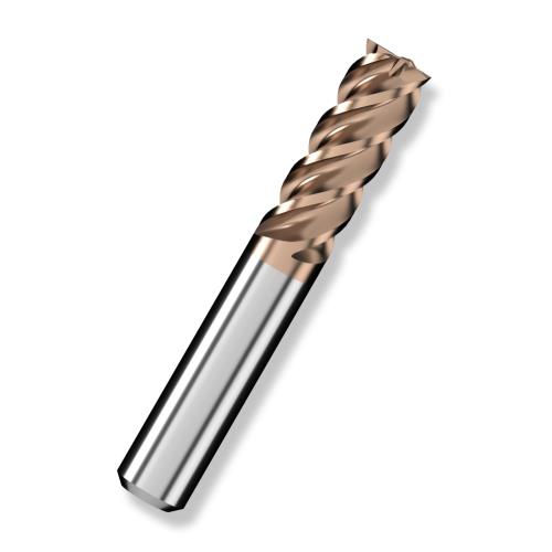 Cleqee スクエア エンドミル 刃径12mm × 刃長30mm × 全長75mm × 軸径12mm 4枚刃 TiAlNコート 超硬 スクエア エンドミル 加...