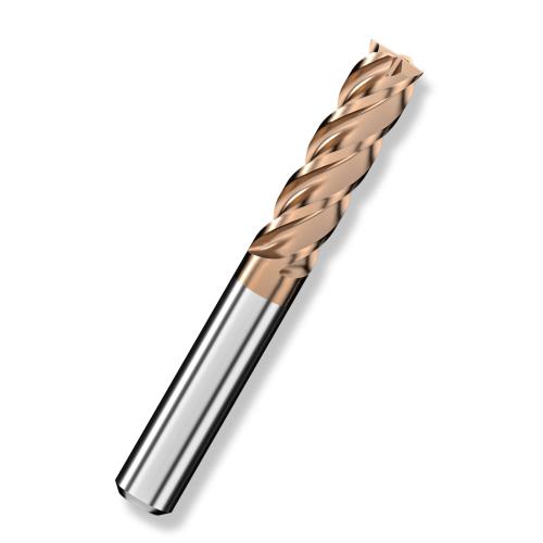 Cleqee スクエア エンドミル 刃径12mm × 刃長45mm × 全長100mm × 軸径12mm 4枚刃 TiAlNコート 超硬 スクエア エンドミル ...