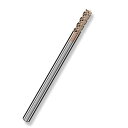 Cleqee スクエア エンドミル 刃径3mm × 刃長7mm × 全長50mm × 軸径3mm 4枚刃 TiAlNコート 超硬 スクエア エンドミル 加工用カ...