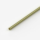 Cleqee 1本入 中空直管チューブ 真鍮丸管 300mm長さ 外径2mm 壁厚さ0.5mm シームレスストレートパイプチューブ 真鍮 丸パイプ