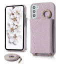 Galaxy S22 5G ケース 手帳型 女性 おしゃれ ギャラクシ SC-51C スマートケース 軽量薄型 シンプル ギャラクシー S22 携帯ケース 韓国 肩掛け 斜めがけ ストラップ SCG13 カバー 背面カードポケット付き 耐衝撃 Samsung S22 6.1 インチ 対応 スマホカバー ミラー 化粧鏡付き