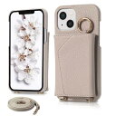 iphone13ケース 手帳型 女性 おしゃれ iphone13 スマートケース 軽量薄型 シンプル アイフォン 13 携帯ケース 韓国 肩掛け 斜めがけ ストラップ iPhone 13 カバー 背面カードポケット付き 耐衝撃 アイフォン13 6.1 インチ 対応 スマホカバー ミラー 化粧鏡付き 横置き可 便利