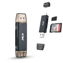 KIWIFOTOS SDカードリーダー 高速転送 2in1 USB 3...(2)