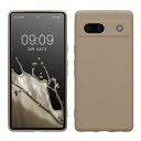 kwmobile スマホケース Google Pixel 7a対応 ケース - スマートフォン バックカバー TPU 耐衝撃 クリームマット