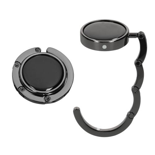 kwmobile 2x バッグハンガー 折り畳み かばん掛け - バッグホルダー フック デスク テーブル カバン置..