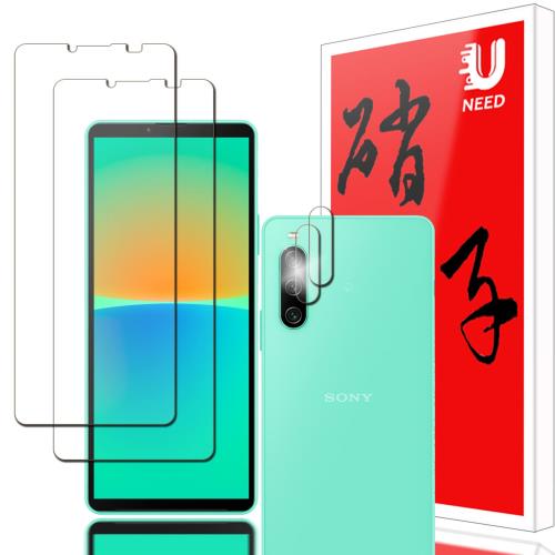 2+2祻UNEED Xperia 10 IV ѤΥ饹ե2+ե2SO-52C Ѥ ե վݸե 󥿥...