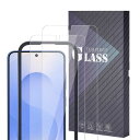 Galaxy S25 5G ガラスフィルム (2枚セット) 平面保護 指紋認証 Galaxy S25 液晶保護フィルム 指紋防止 硬度9H 高透過率 + ガイド枠 気泡なし ラウンドエッジ加工 簡単貼り付け (Galaxy S25)