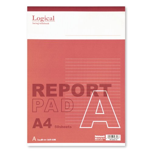 ナカバヤシ スイング ロジカル レポートパッド/A4/A罫 RP-A401A