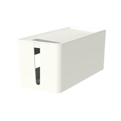 ナカバヤシ ケーブルボックス 電源タップ ケーブル ホワイト Z0765