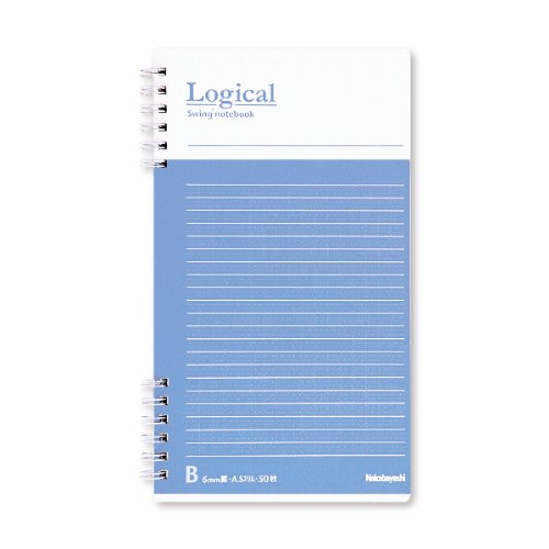 ナカバヤシ スイング ロジカル Wリングメモ/A5スリム/B罫 NW-SA501B